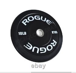 NEW Rogue Fitness Black Echo V2 Bumper Plates Pair of 10lb 20lb Total FAST SHIP