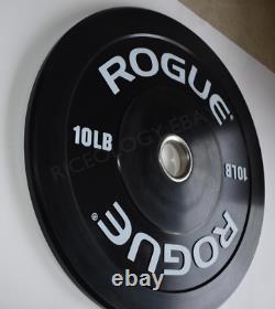 NEW Rogue Fitness Black Echo V2 Bumper Plates Pair of 10lb 20lb Total FAST SHIP