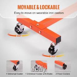 NEW Rotating Engine Stand Cast Iron Motor Hoist Dolly with 360° Adjustable Head