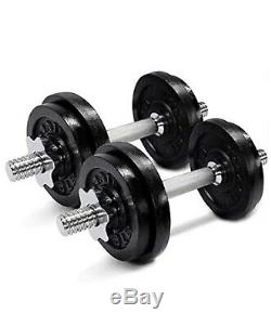 NEW Yes4All Adjustable Dumbbells 50 lb Dumbbell Weights (Pair)SHIPS FAST