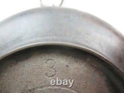 NICE antique GRISWOLD Cast Iron NO. 3 SCOTCH BOWL 781 ERIE Slant Logo bail handl