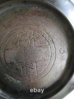 NICE antique GRISWOLD Cast Iron NO. 3 SCOTCH BOWL 781 ERIE Slant Logo bail handl