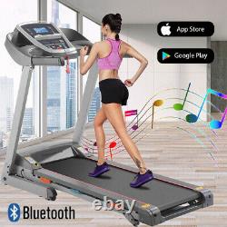 NO. 1 330LB New2in1+3.25HP Electric Folding Treadmill Jogging Running Machine LCD