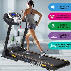 NO. 1 330LB New2in1+3.25HP Electric Folding Treadmill Jogging Running Machine LCD