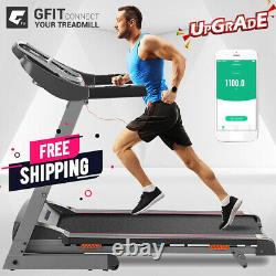 NO. 1 330LB New2in1+3.25HP Electric Folding Treadmill Jogging Running Machine LCD