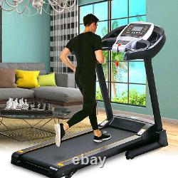 NO. 1 330LB New2in1+3.25HP Electric Folding Treadmill Jogging Running Machine LCD