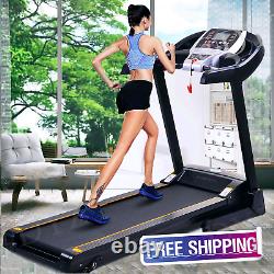 NO. 1 330LB New2in1+3.25HP Electric Folding Treadmill Jogging Running Machine LCD