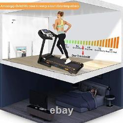 NO. 1 330LB New2in1+3.25HP Electric Folding Treadmill Jogging Running Machine LCD
