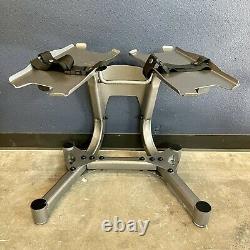 New 105 Lb Adjustable Dumbbells + Stand Like Bowflex SelectTech, In Stock