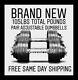 New 105 Lb Pair Adjustable Weight Dumbbells Set Dumbells, Free Same Day Shipping