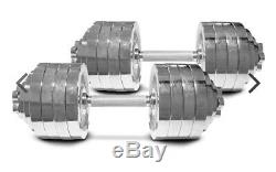 New 105 Lb Pair Adjustable Weight Dumbbells Set Dumbells, FREE SAME DAY SHIPPING