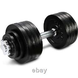 New Adjustable 52.5 lbs Dumbbell Weight Set, Cast Iron Dumbbell