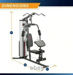 New Marcy Pro MWM-988 Home Gym System 150 lb Adjustable Weight Stack Machine