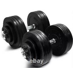 New Never Opened Yes4All 200 lb Adjustable Dumbbell Set (100 X 2) Ships Fast