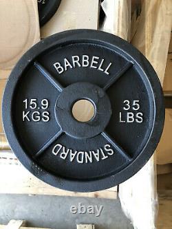 New Olympic Barbell weight plates (Sold In Pairs). Lowest Price Guarantee