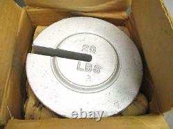 New Open Box Slotted Weight 20 Lbs Cast Iron A5367WVS