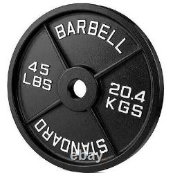 New Pair 45LB Machined Weight Plates Set, Other Weights Also Available