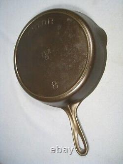 Nice Vintage Fully Restored Griswold Victor #8 722 B Cast Iron Skillet