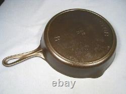Nice Vintage Fully Restored Griswold Victor #8 722 B Cast Iron Skillet