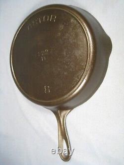 Nice Vintage Fully Restored Griswold Victor #8 722 B Cast Iron Skillet