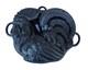 Old Baking Pan Made Of Cast Iron Rooster 2.1 Kg Heavy (# 13030)