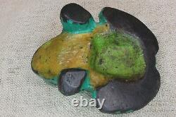 Old FROG Door Stop Cast Iron 5 lbs vintage 1880's antique folk art decoration