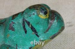 Old FROG Door Stop Cast Iron 5 lbs vintage 1880's antique folk art decoration