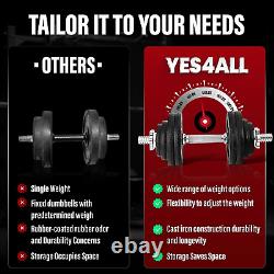Old School Adjustable Dumbbell Set with Weight Plates, Star Lock Collars/Connect