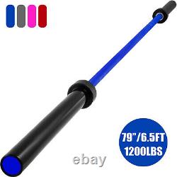 Olympic Barbell Bench Press Bar Weight Bar 1200LB Fitness Strength Training 79