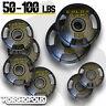Olympic Weight Plates (50-100lb Sets) Home Gym Exercise Cast Iron Golds Gym New