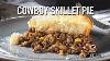 One Pan Cast Iron Ground Beef Recipe Cowboy Skillet Pie