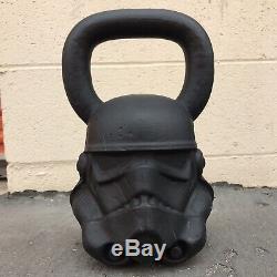 Onnit Star Wars Storm Trooper 60 lb faced kettlebell
