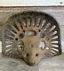 Original Cast Iron Tractor Seat Antique One Crack Farmhouse Decor Heavy