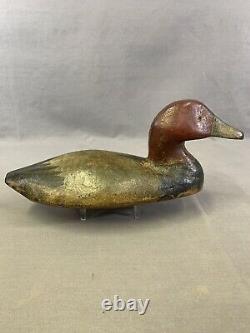 Outstanding/Rare Antique Cast Iron Redhead Duck Sinkbox Decoy Full Size 20 Lbs