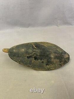 Outstanding/Rare Antique Cast Iron Redhead Duck Sinkbox Decoy Full Size 20 Lbs