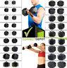 Pairs Rubber-coated Hex Dumbbells Cast Iron Weights Home Gym Strength Training