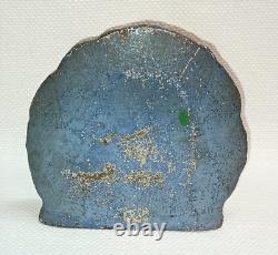 PEACOCK CAST IRON DOORSTOP, BOOKEND, DECOR Solid, No Markings, 5 1/2 lbs