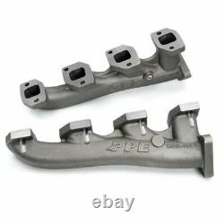 PPE High Flow Exhaust Manifolds & Up Pipes For 2001-2004 6.6L LB7 Duramax Diesel