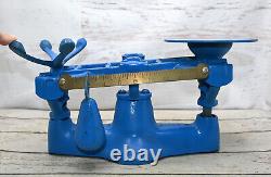 Penn 4lb Bakers Balance Beam Scale with Claw Cast Iron Phila PA