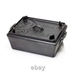 Petromax Loaf Pan with Lid, Large Cast Iron Bakeware Pan with Handles