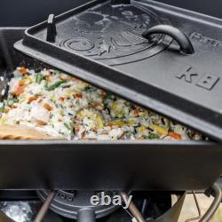 Petromax Loaf Pan with Lid, Large Cast Iron Bakeware Pan with Handles