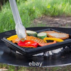 Petromax Loaf Pan with Lid, Large Cast Iron Bakeware Pan with Handles
