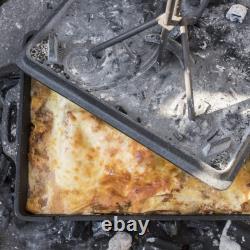 Petromax Loaf Pan with Lid, Large Cast Iron Bakeware Pan with Handles