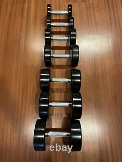 PolyUrethane Poly Urethane DUMBBELLS Weight 2.5-25 KG 5.5-55 LB Full Set Euro