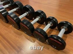 PolyUrethane Poly Urethane DUMBBELLS Weight 2.5-25 KG 5.5-55 LB Full Set Euro