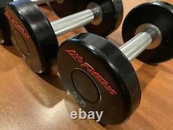 PolyUrethane Poly Urethane DUMBBELLS Weight 2.5-25 KG 5.5-55 LB Full Set Euro