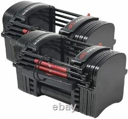 PowerBlock EXP Stage 1 5-50 lb Adjustable Dumbbell Set Pair