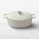 Pre Owned Le Creuset White 5.0 Qt. Oval Dutch Oven