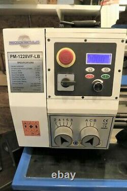 Precision Matthews PM-1228VF-LB Lathe, Mint, many extras