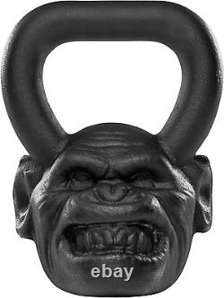 Primal Chimp Kettlebell Cast Iron Workout Weight Lifting Fitness 36 lbs Pounds